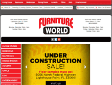 Tablet Screenshot of myfurnitureworld.com
